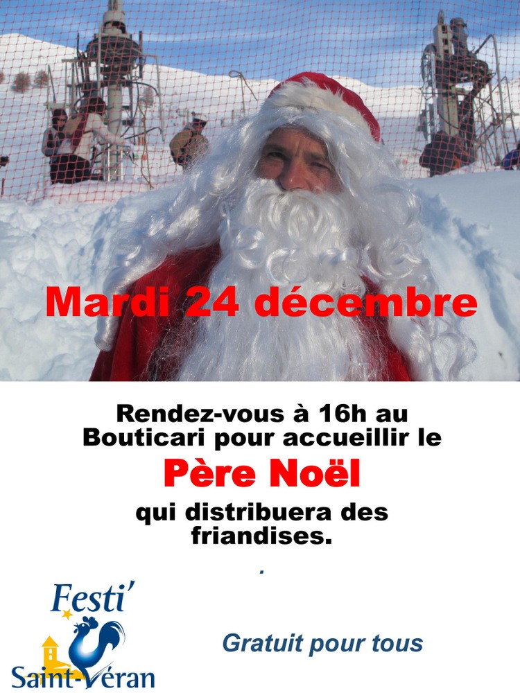 Affiche pere noel